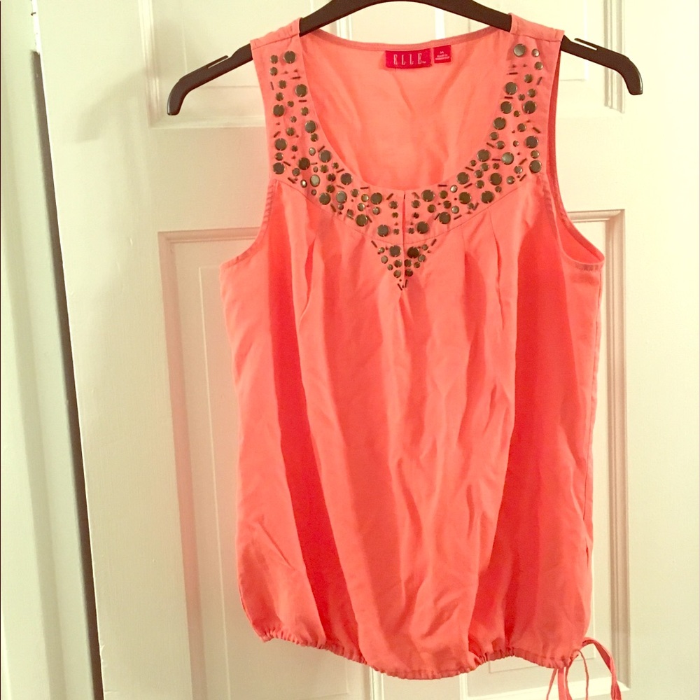 Coral Top by Elle